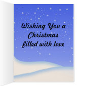 Merry Christmas Santa Big Greeting Card (Inside (Right))