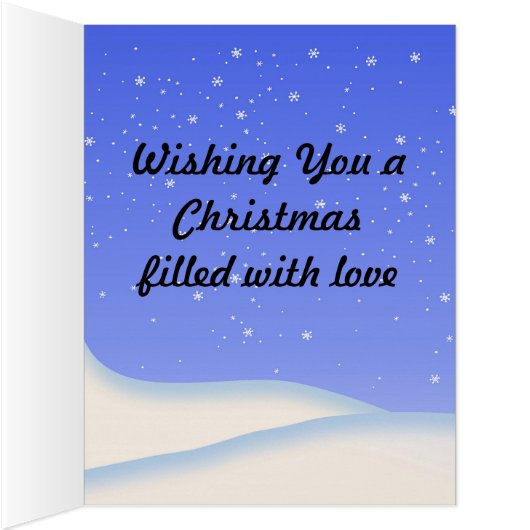 Merry Christmas Santa Big Greeting Card (Inside (Right))