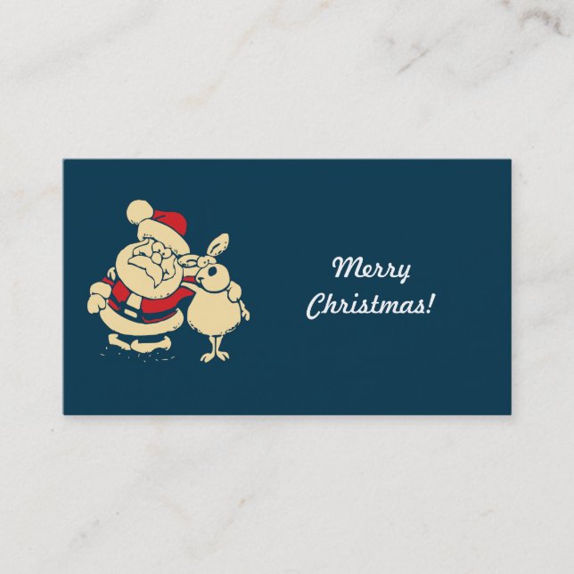 Merry Christmas Santa Business Card (Front)