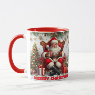 Merry Christmas Santa Classic Mug