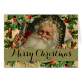 Merry Christmas Santa Claus Antique classic (Front Horizontal)