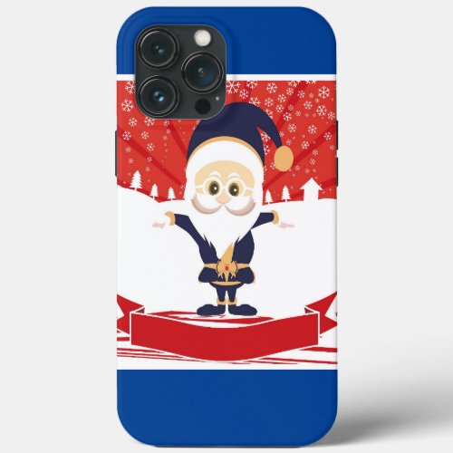 Merry Christmas Santa Claus iPhone 13 Pro Max Case