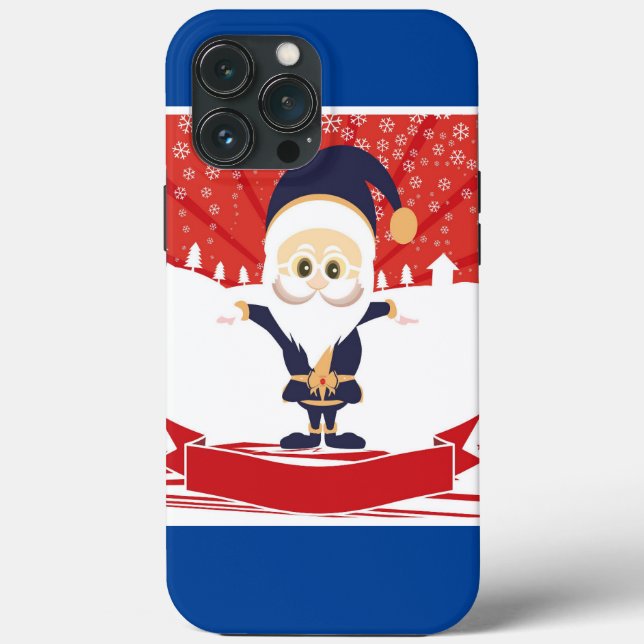 Merry Christmas Santa Claus Case-Mate iPhone Case (Back)