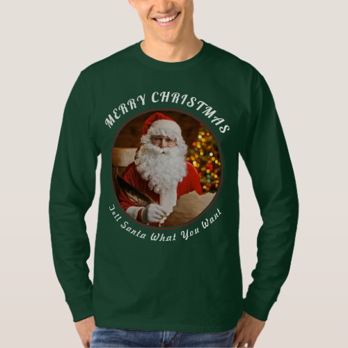 Merry Christmas Santa Claus Christmas Personalize T_Shirt