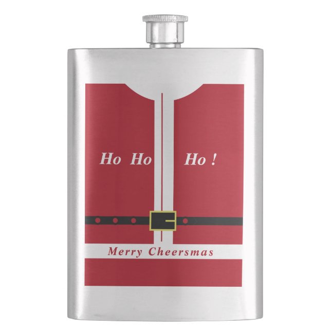 Merry Christmas - Santa Claus - Gifts For Everyone Flask (Front)