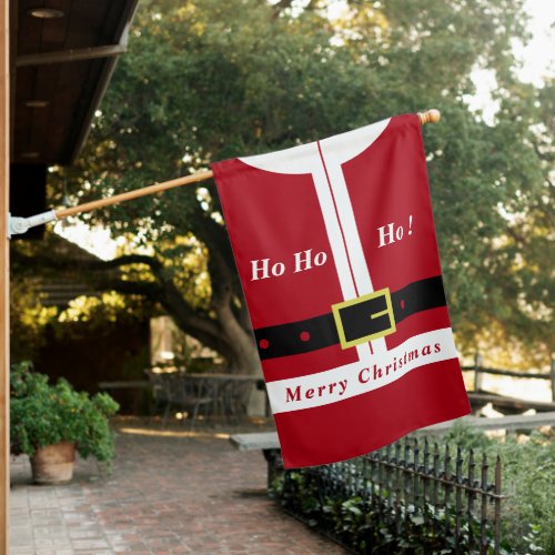 Merry Christmas _ Santa Claus _ Gifts For Everyone House Flag