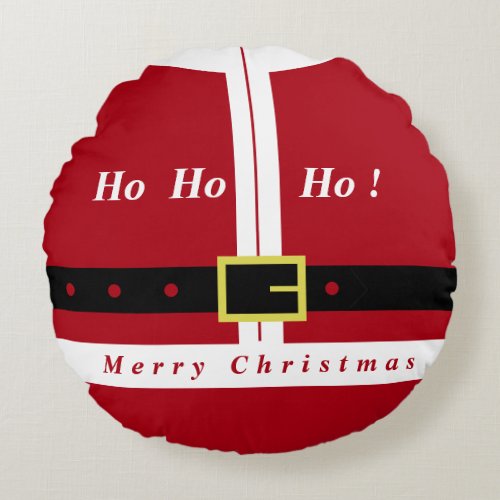 Merry Christmas _ Santa Claus _ Gifts For Everyone Round Pillow