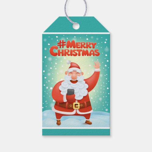 Merry Christmas Santa Claus   Holidays Gift Tags