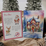 Merry Christmas Santa Claus Letter North Pole Invitation<br><div class="desc">Personalized Letter from Santa Claus North Pole Mail. Your child has been good this year,  that why Santa wrote him this letter.</div>