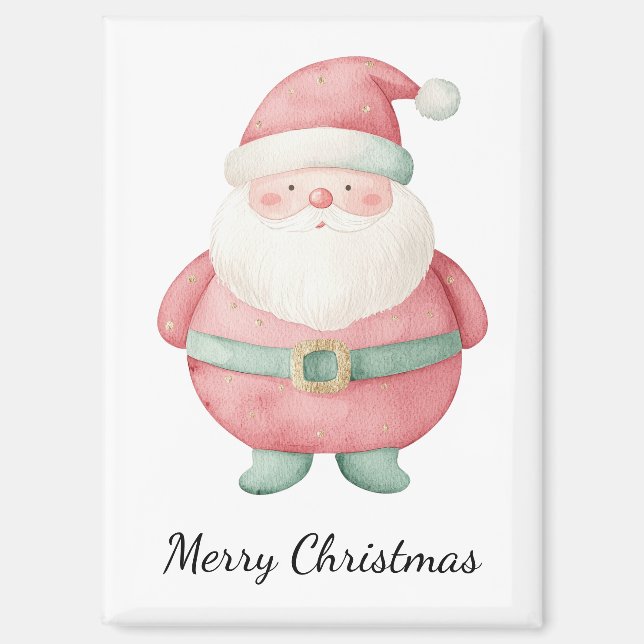 Merry Christmas Santa Claus Magnet (Front)