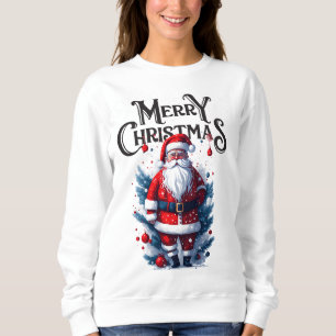 Merry Christmas Santa Claus Pajama Sweatshirt