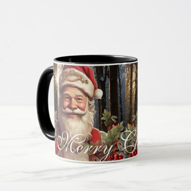 Merry Christmas Santa Claus personalize  Mug (Front Left)