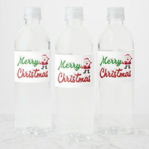 Santa Water Bottle Labels – That's What {Che} Said