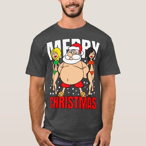 Merry Christmas Santa Claus Swimming trunks  T_Shirt
