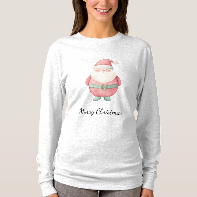 Merry Christmas Santa Claus T-Shirt (Front)
