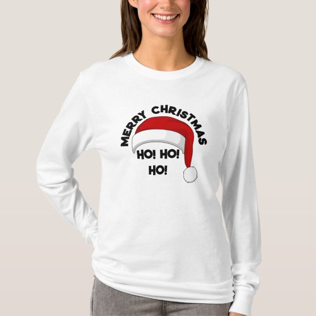 Merry Christmas Santa Claus  T-Shirt (Front)