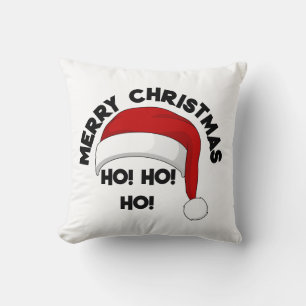 Merry Christmas Santa Claus Throw Pillow
