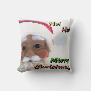 Merry Christmas Santa Clause Throw Pillow