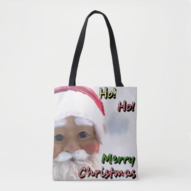 Merry Christmas Santa Clause Tote Bag (Front)