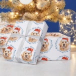 Merry Christmas Santa Dog Golden Retriever Wrapping Paper<br><div class="desc">Wrap all your favorite gifts and send Merry Christmas greetings with this adorable Merry Christmas Golden Retriever Santa Dog wrapping paper. This Golden Retriever christmas wrapping paper will be a favorite among Golden Retriever lovers. Visit our collection for matching Golden Retriever christmas cards, home decor, and gifts. COPYRIGHT © 2020...</div>