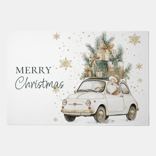 Merry Christmas Santa Doormat (Front)
