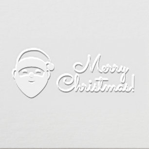 Merry Christmas Santa Embosser