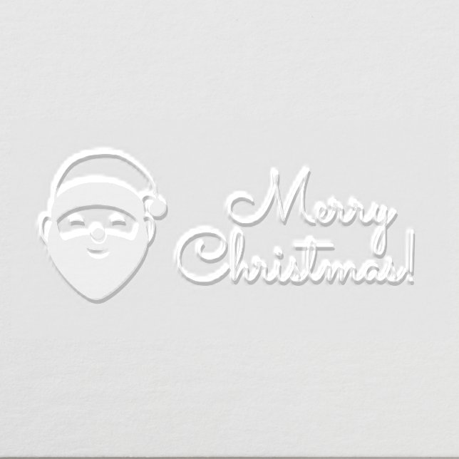 Merry Christmas Santa Embosser (Design)