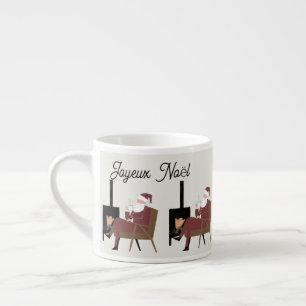 Merry Christmas Santa Espresso Cup
