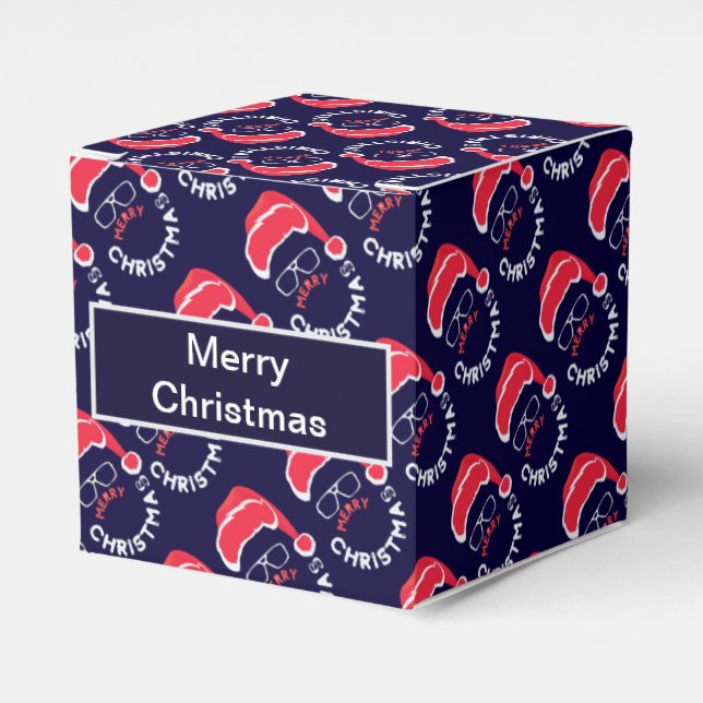 Merry Christmas Santa       Favor Boxes (Front Side)
