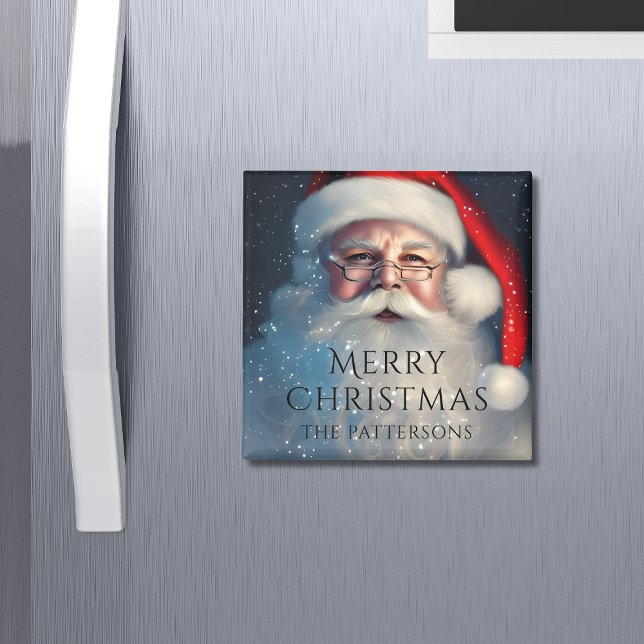 Merry Christmas Santa Festive Winter Holidays  Magnet (Creator Uploaded)