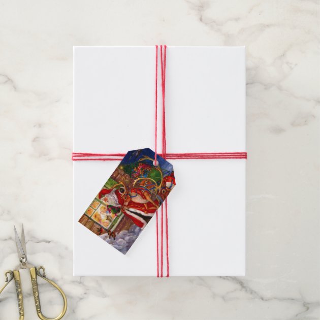 Merry Christmas Santa Gift Tags