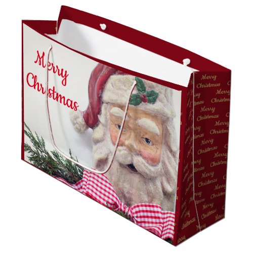 Merry Christmas Santa Giftbag Large Gift Bag