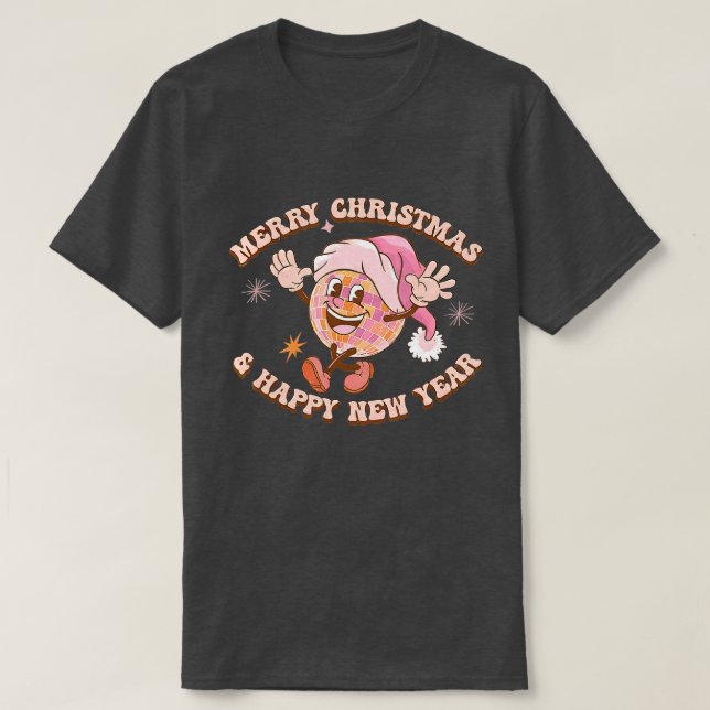 Merry Christmas Santa Ho Ho Ho Christmas Ball Orna T-Shirt (Design Front)