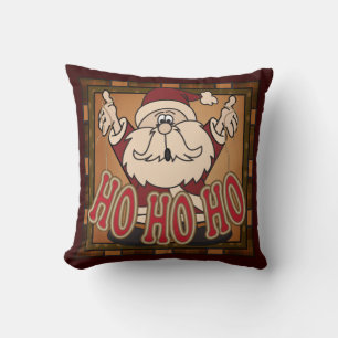 Merry Christmas Santa Ho Ho Ho Throw Pillow