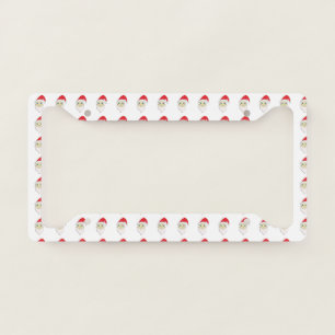 Merry Christmas Santa License Plate Frame