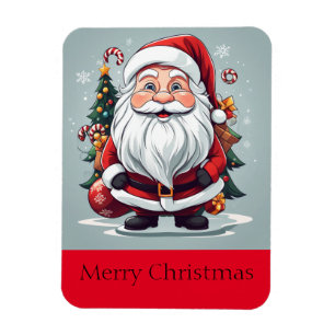 Merry Christmas Santa Magnet