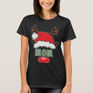 Merry Christmas Santa Mom Mother Antlers T-Shirt