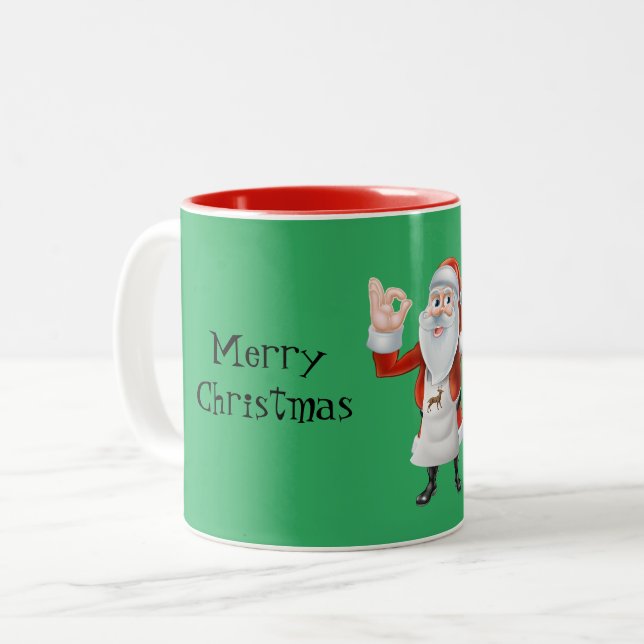 Merry Christmas Santa Mug (Front Left)