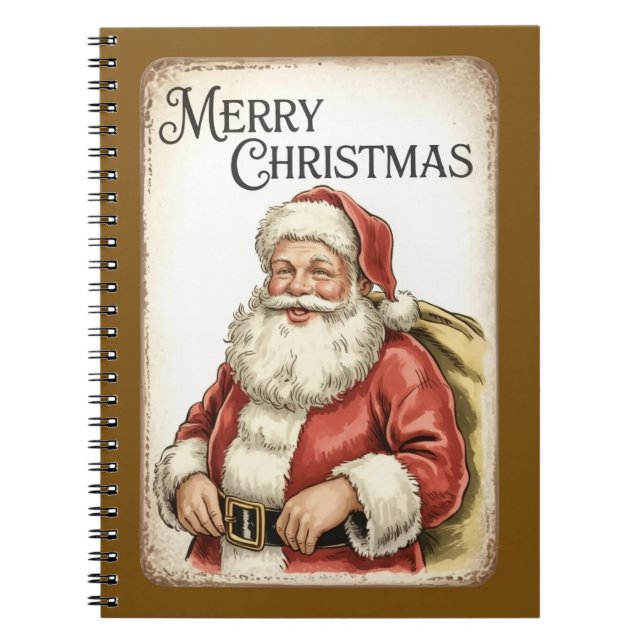 Merry Christmas Santa Notebook (Front)