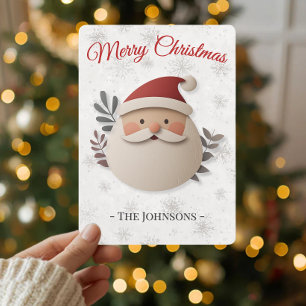 Merry Christmas Santa – Personalized Family Invitation