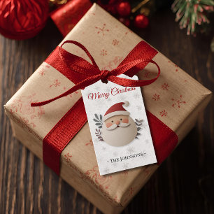 Merry Christmas Santa – Personalized Holiday Gift Gift Tags