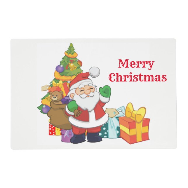 Merry Christmas Santa Placemat (Front)