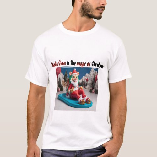 Merry Christmas Santa slide T_Shirt