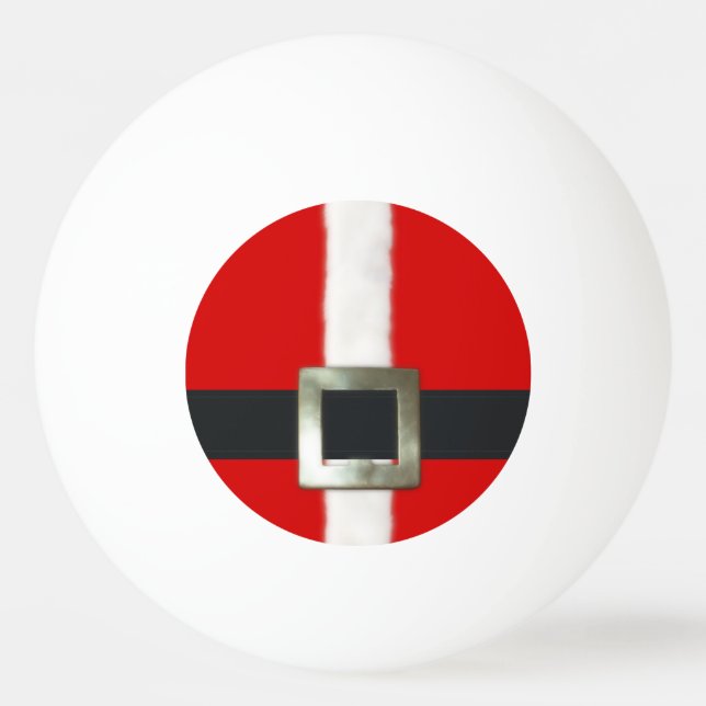 Merry Christmas Santa Suit Ping-Pong Ball (Front)