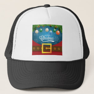 Merry Christmas Santa Suit Trucker Hat