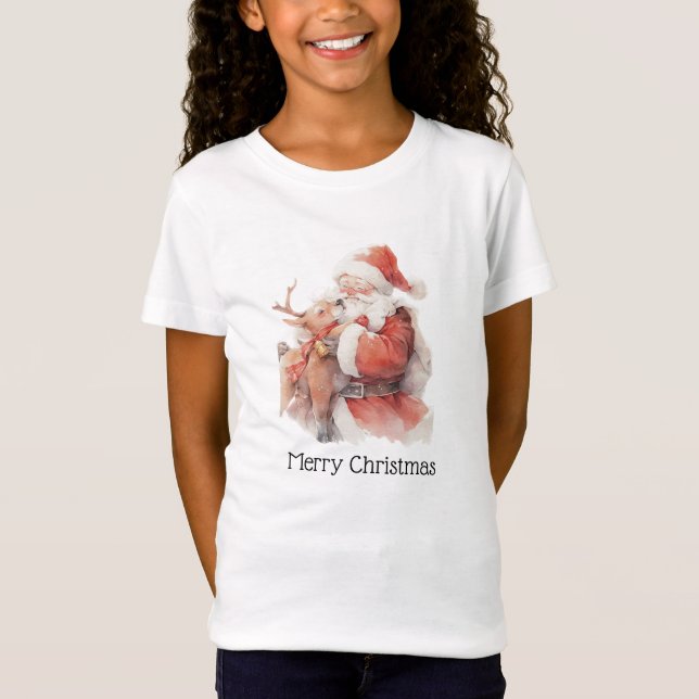 Merry Christmas Santa  T-Shirt (Front)