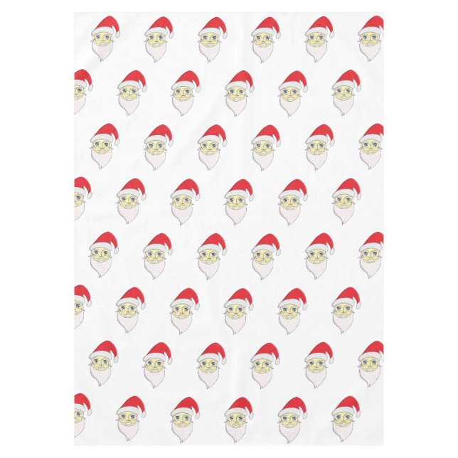 Merry Christmas Santa Tablecloth (Front)