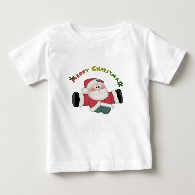 Merry Christmas Santa Toddlers T-Shirt 24 months  (Front)