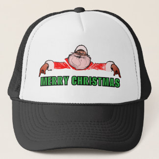 MERRY CHRISTMAS (SANTA) TRUCKER HAT