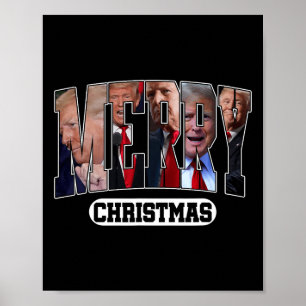 Merry Christmas Santa Trump Merry Trumpmas Pajamas Poster